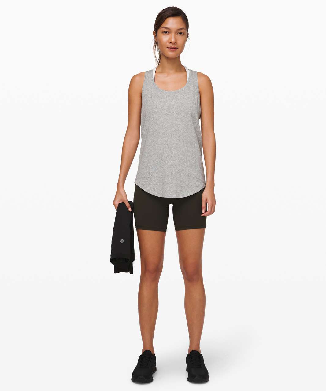 Lululemon Love Tank *Pleated - Heathered Core Light Grey