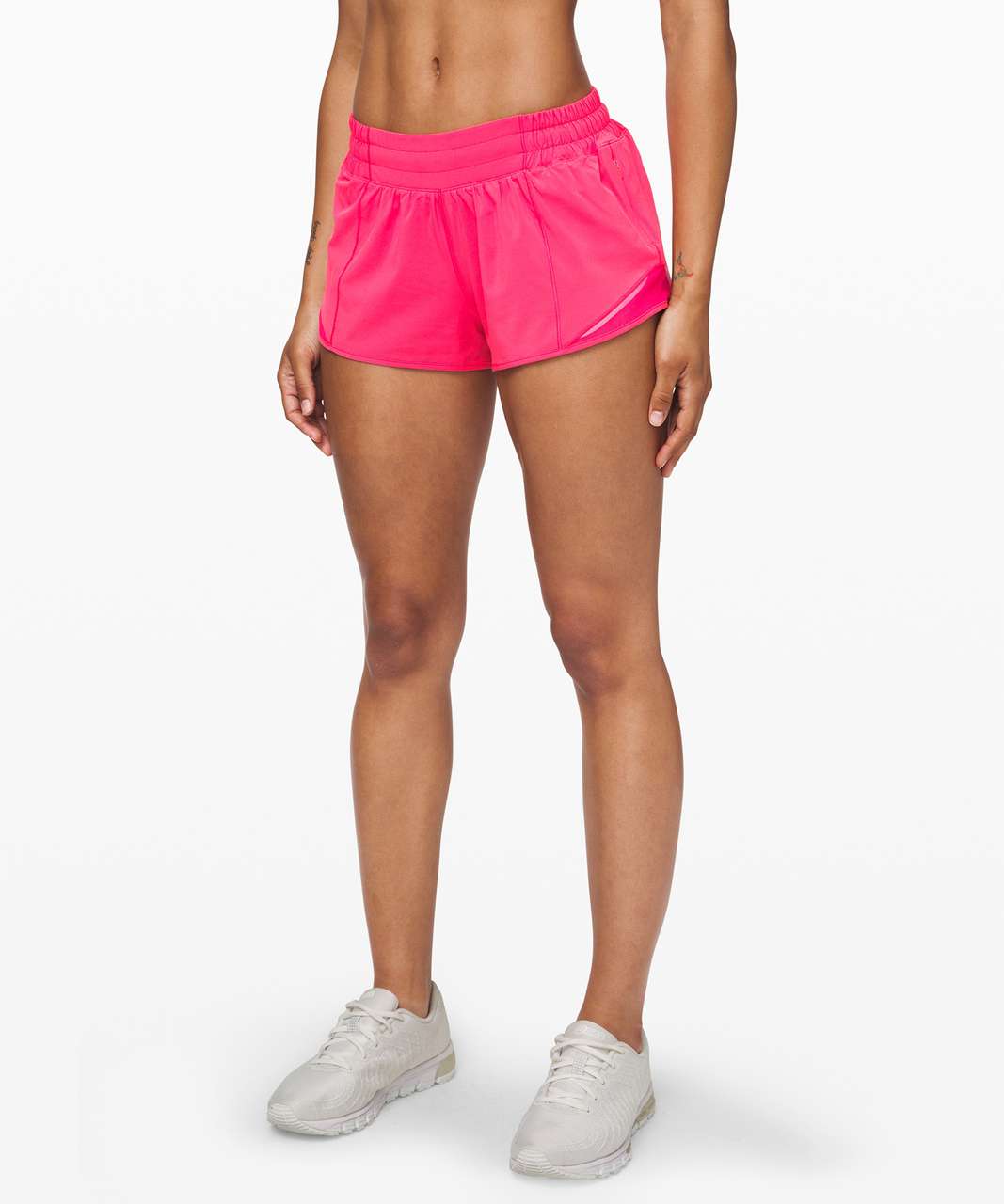 Lululemon Hotty Hot Short II (Long 4) - White / Barely Beige