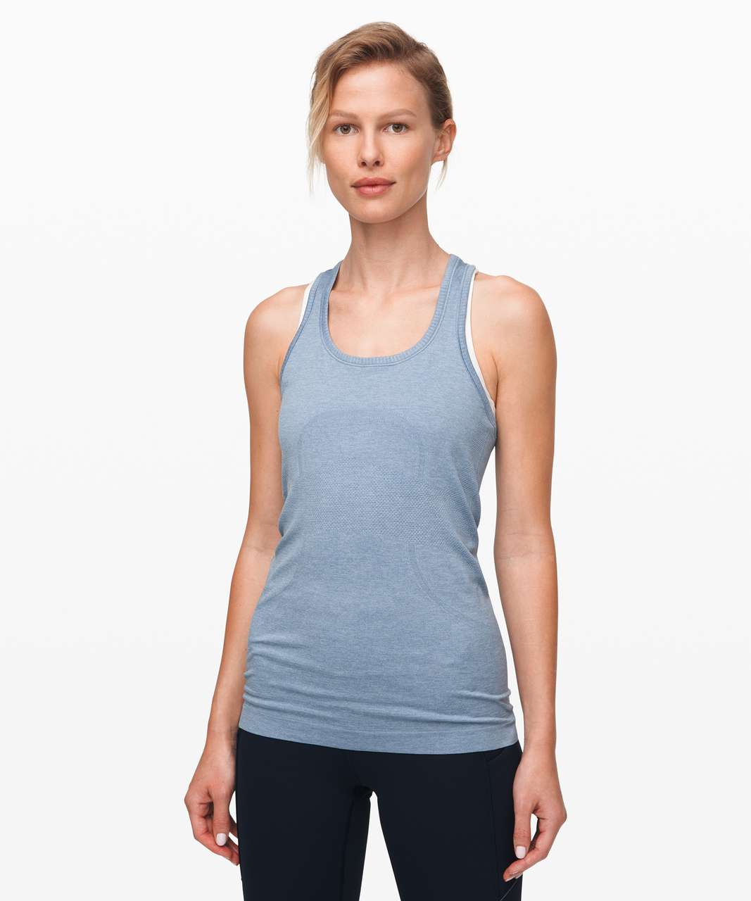 Lululemon Swiftly Tech Racerback - Ice Cap / Tempest Blue