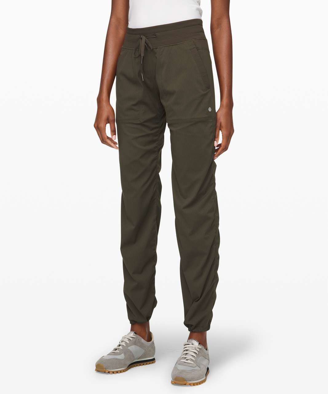 LULULEMON DANCE STUDIO JOGGER 2 DARK OLIVE RELAXED FIT SWIFT STUDIO PANT  EEUC