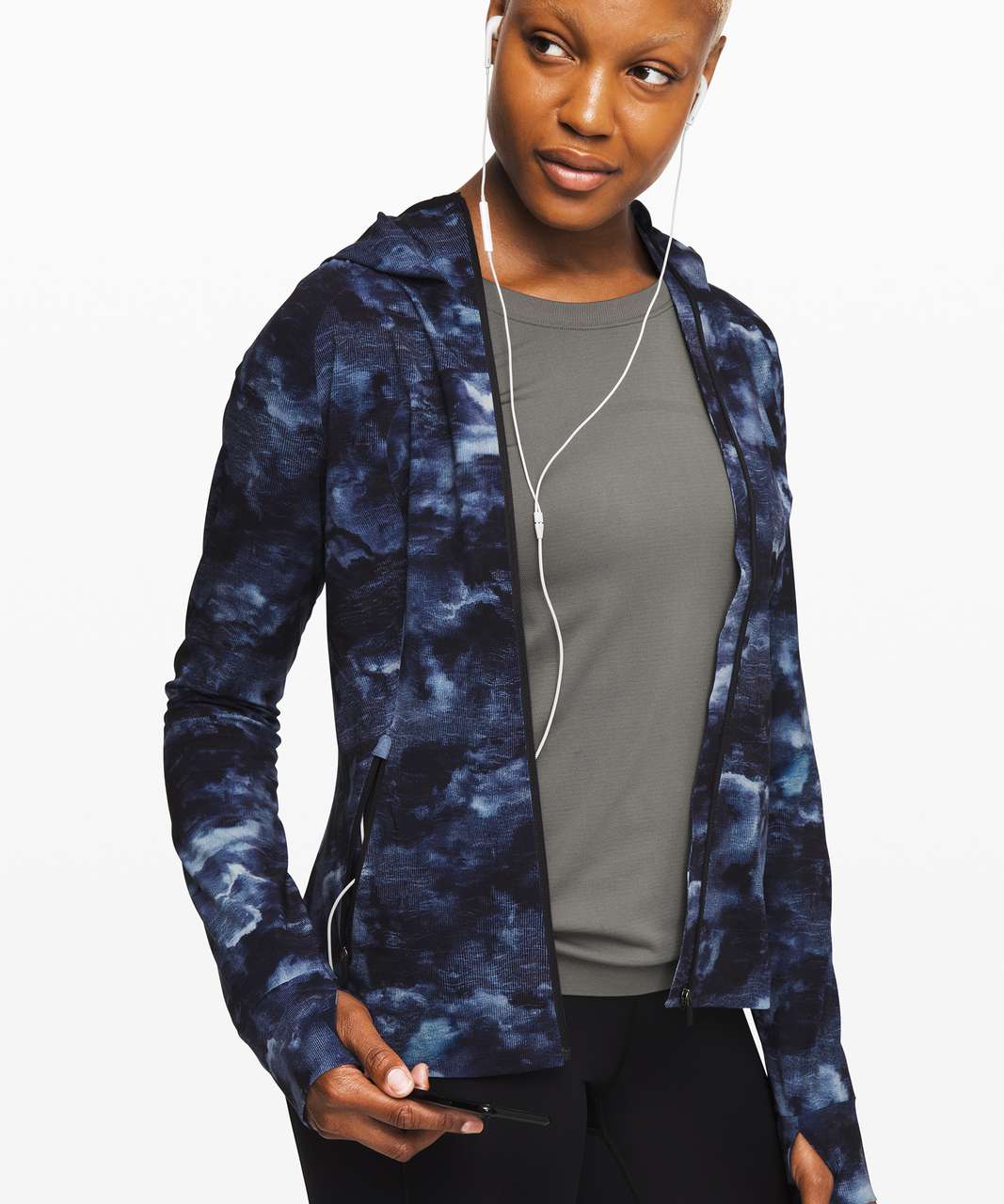 Lululemon Mist Over Windbreaker - Blazer Blue Tone - lulu fanatics