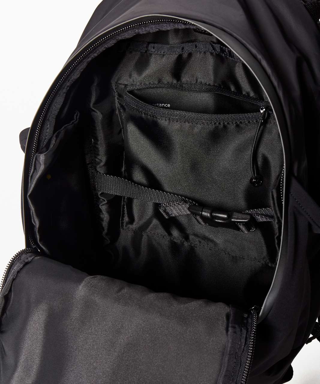 Lululemon Fast and Free Backpack *SeaWheeze - Illusionary Max Alpine White  Black / Black - lulu fanatics