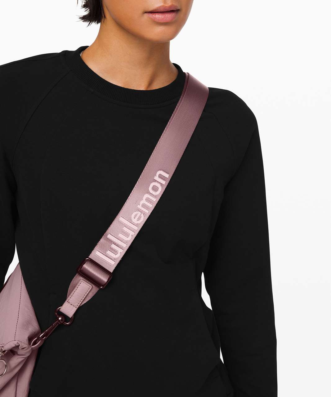 Lululemon Festival Shoulder Strap - Smoky Blush / White - lulu fanatics