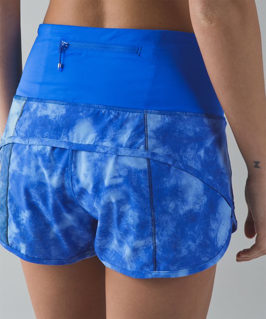 Lululemon Speed Short - Pipe Dream Blue / Tidal Trip Pipe Dream Blue ...