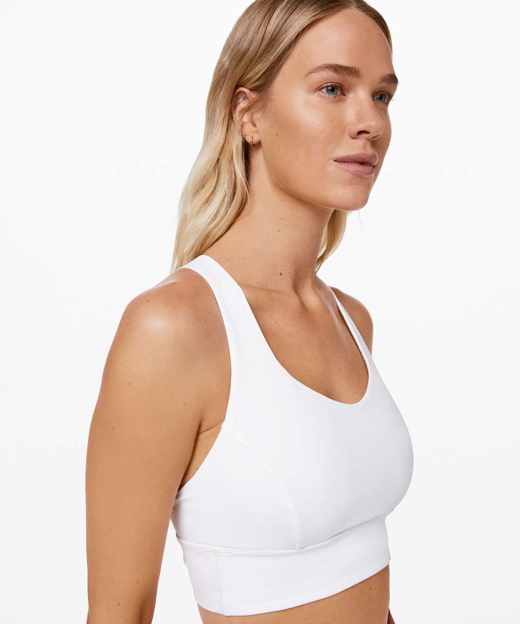 Lululemon Free To Be Serene Long Line Bra Size 4 White - $70