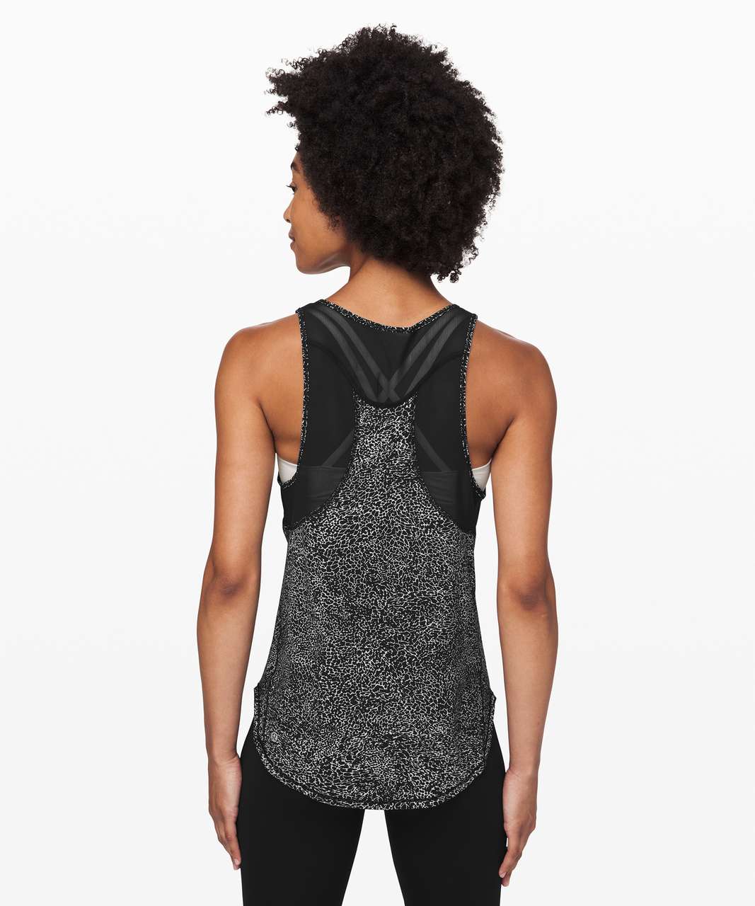 Lululemon Sculpt Tank II - Polar Shift Alpine White Black