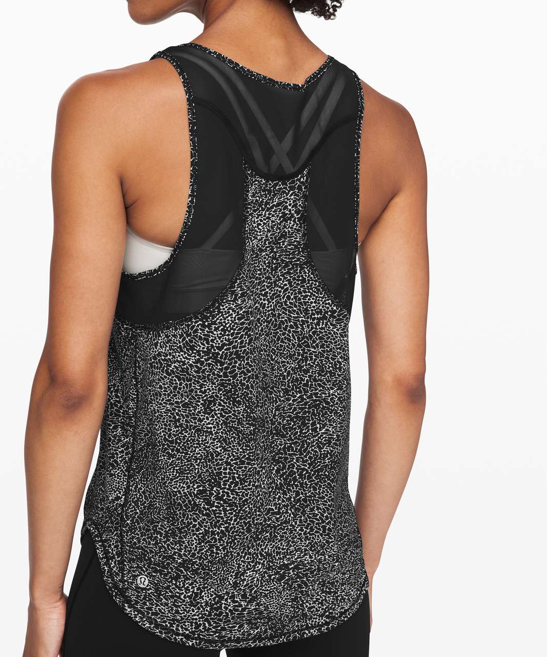 Lululemon Sculpt Tank II - Polar Shift Alpine White Black