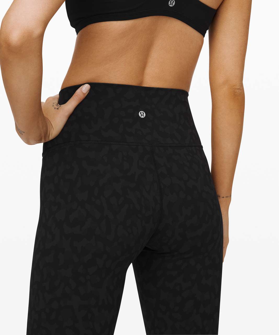 Lululemon Wunder Under Crop (High-Rise) *Full-On Luxtreme 21 - Formation  Camo Deep Coal Multi - lulu fanatics