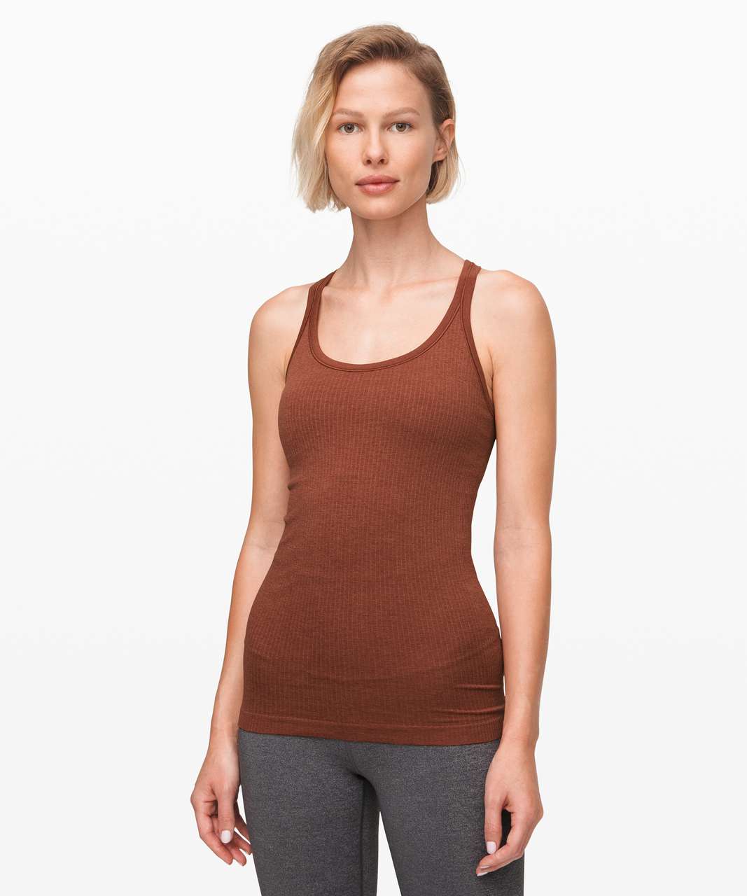 Lululemon Ebb To Street Tank II - Rustic Clay