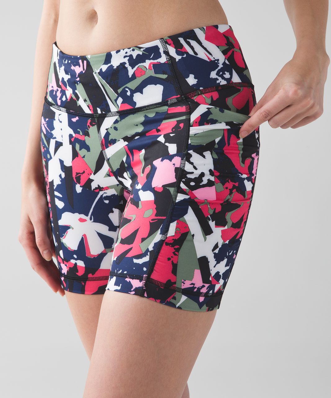 Lululemon Speed Track Short - Pop Cut Boom Juice Multi