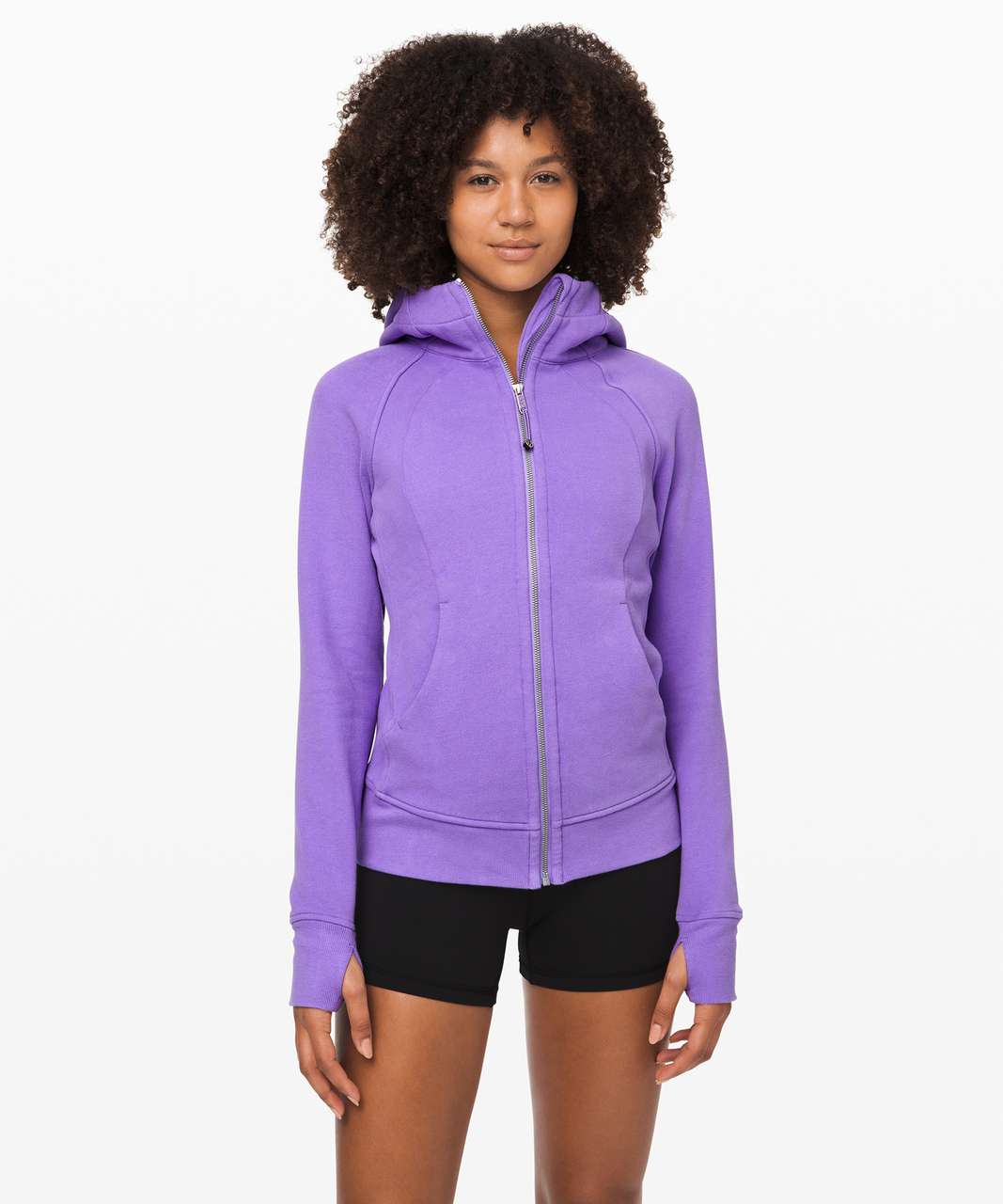 Lululemon Scuba Hoodie *light Cotton Fleece In Purple