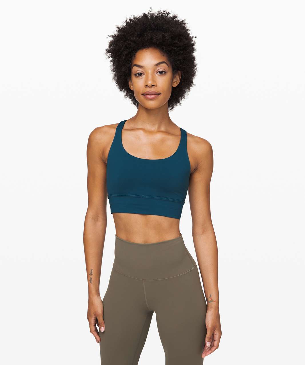 Lululemon Energy Bra *Long Line - Night Diver