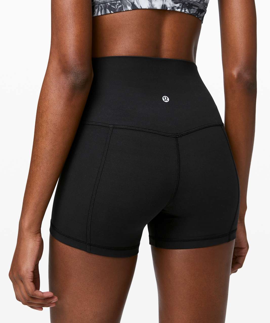 Lululemon Nulu and Mesh High-Rise Yoga Short 3.5 - Black - lulu fanatics