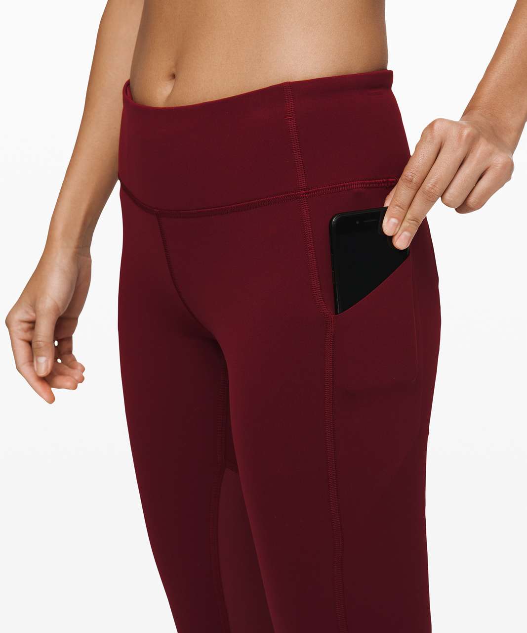 Lululemon Pace Rival Crop *22" - Deep Rouge