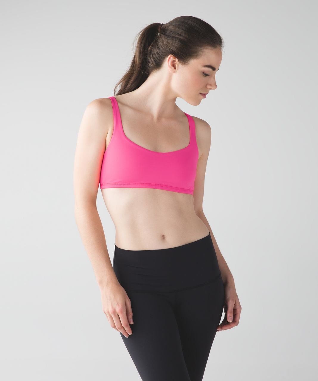 Lululemon Minimalist Bra - Neon Pink - lulu fanatics