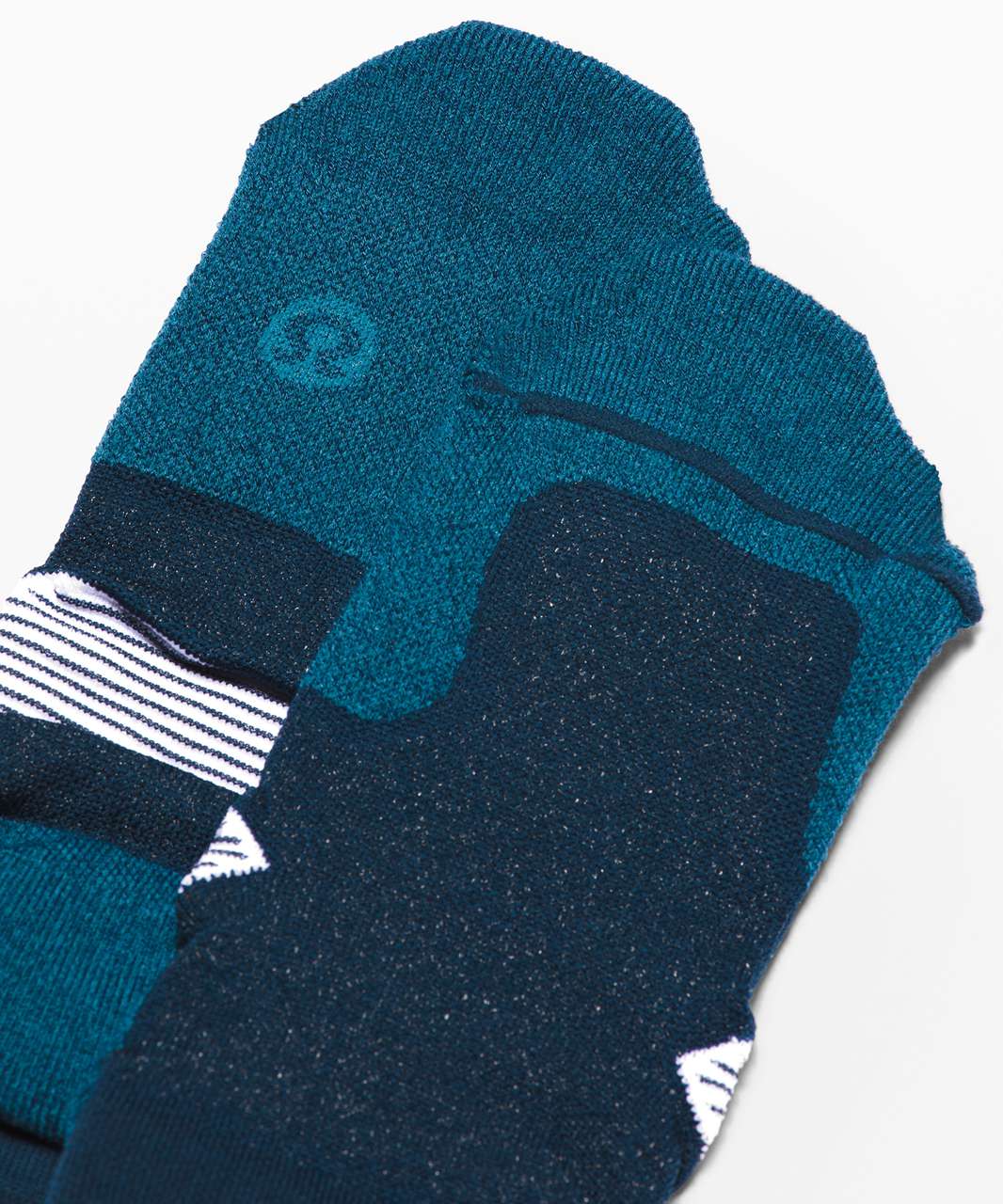 Lululemon Speed Sock *Silver - Night Diver / Pacific Teal