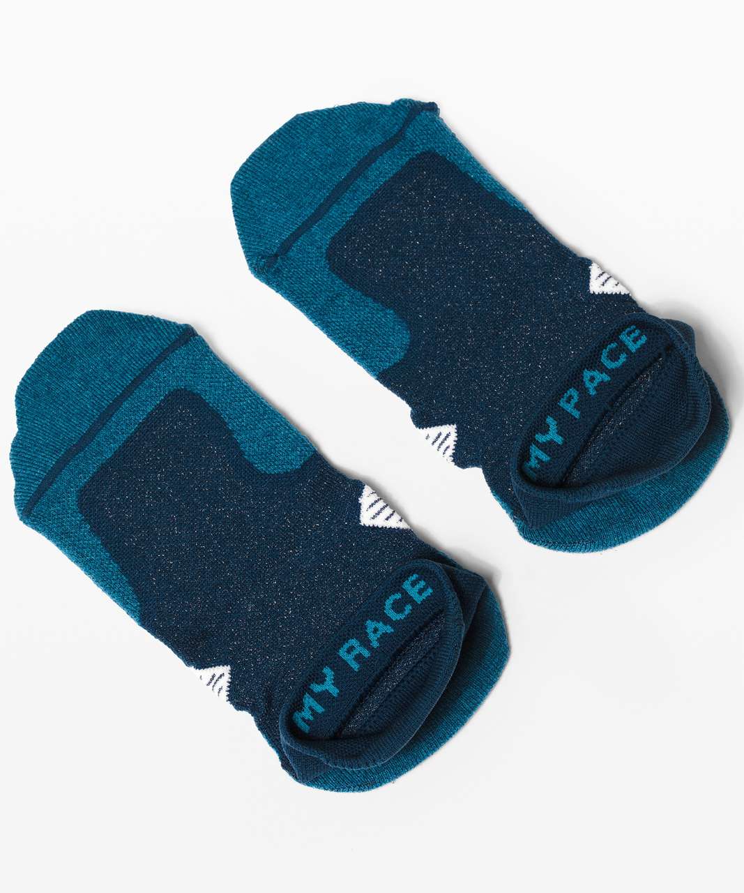 Lululemon Speed Sock *Silver - Night Diver / Pacific Teal