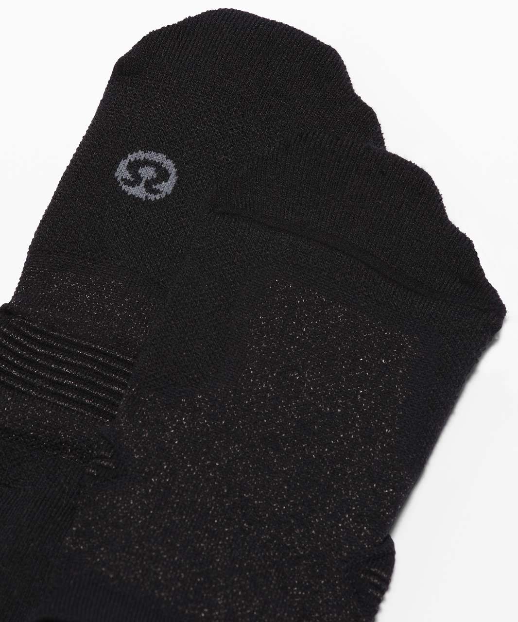 Lululemon Speed Sock *Silver - Black / Asphalt Grey