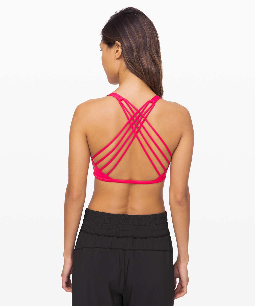 Lululemon Free To Be Bra (Wild) - Heartthrob - lulu fanatics