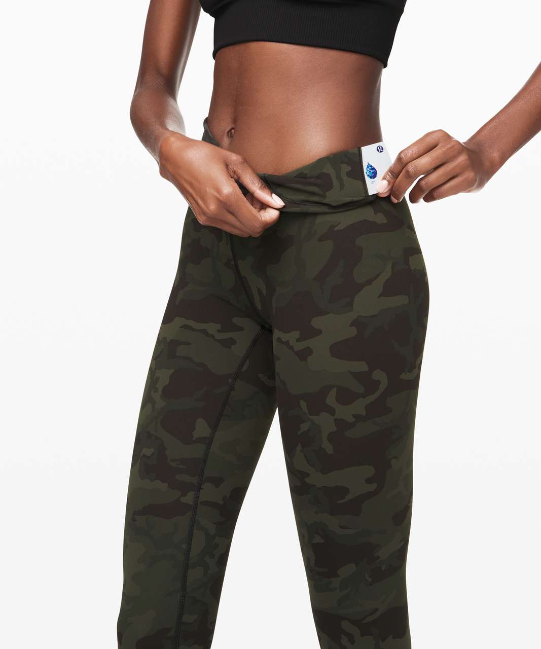 lululemon athletica, Pants & Jumpsuits, Lululemon Align 25 Incognito Camo Multi  Gator Green