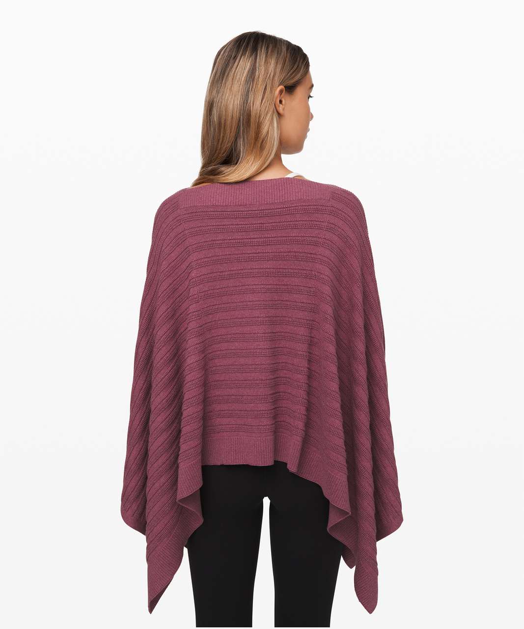 Lululemon Forward Flow Poncho - Heathered Plumful