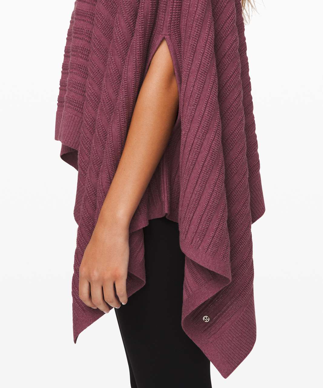 Lululemon Forward Flow Poncho - Heathered Plumful