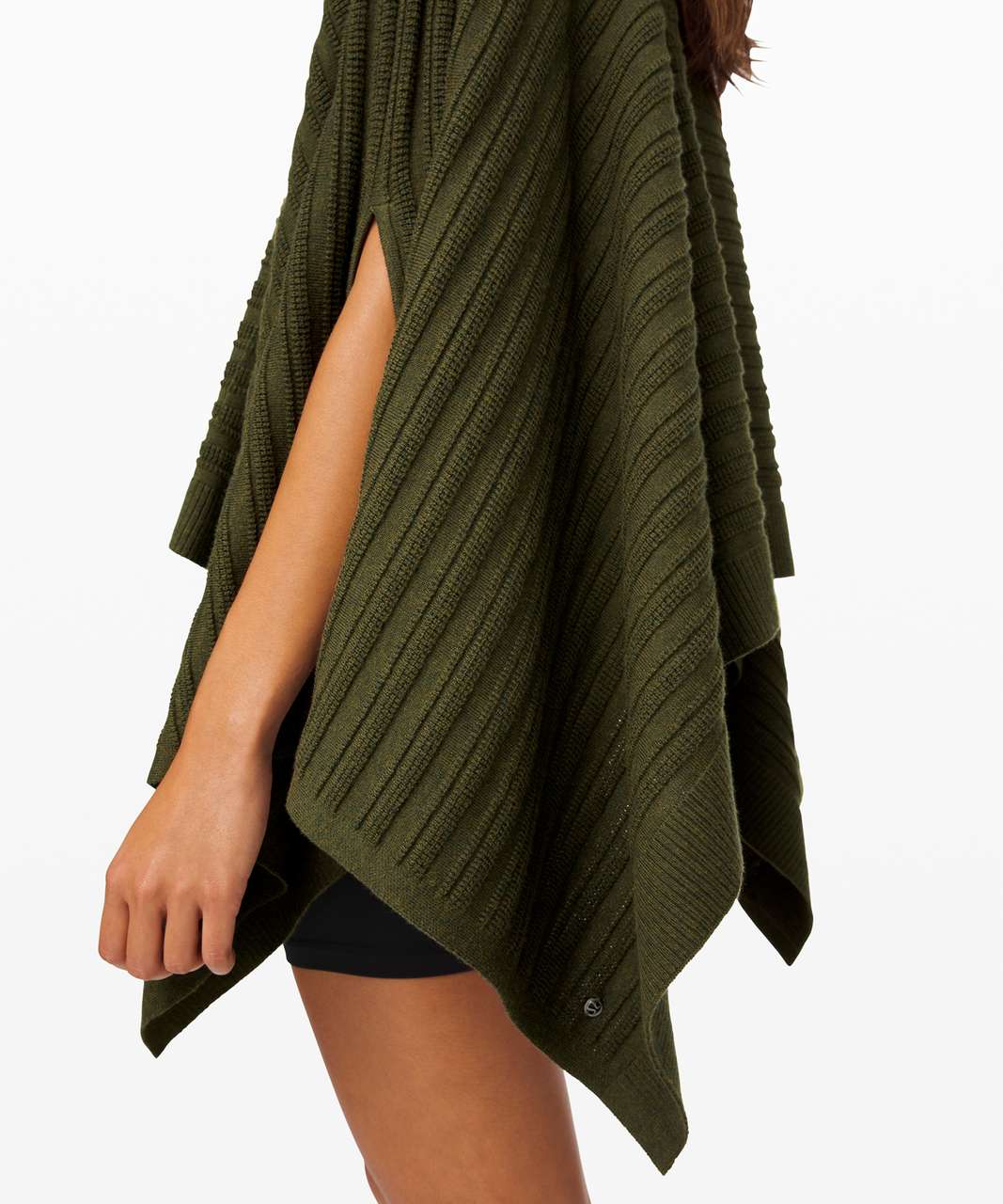 Lululemon Forward Flow Poncho - Heathered Landscape Green - lulu