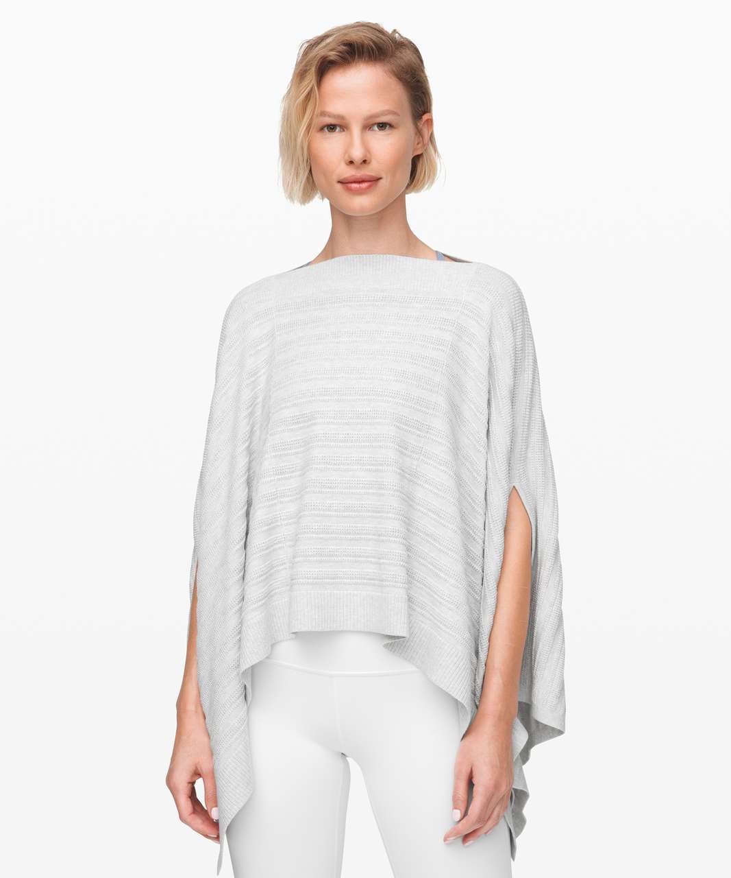 Lululemon Forward Flow Poncho - Heathered Core Ultra Light Grey (Second Release)