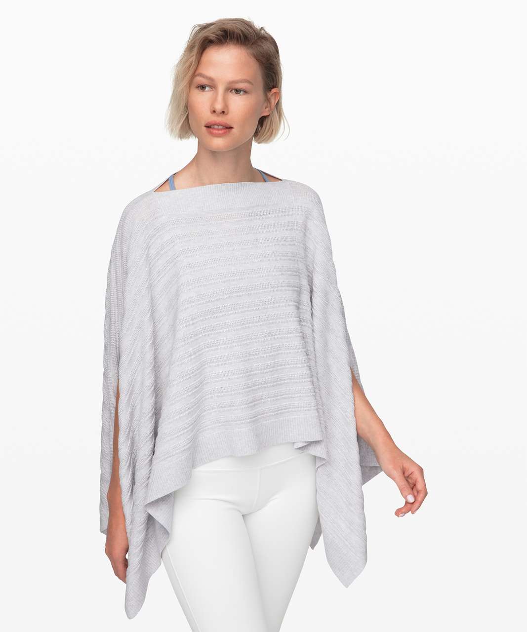 Lululemon Forward Flow Poncho - Heathered Core Ultra Light Grey (Second Release)