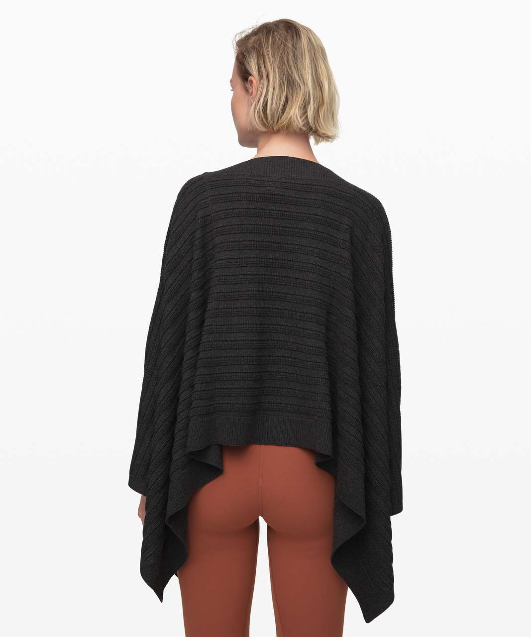 Lululemon Forward Flow Poncho - Heathered Black