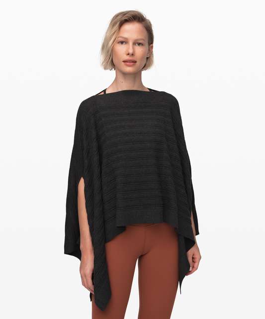 Lululemon Forward Flow Poncho - Heathered Pink Taupe - lulu fanatics