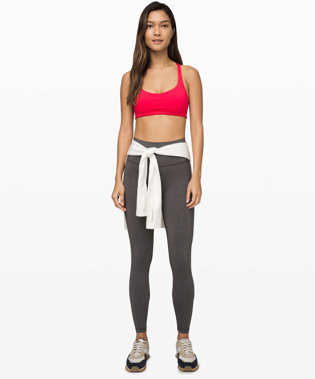 Lululemon Wunder Under High-Rise Tight 25 - Heathered Black - lulu fanatics