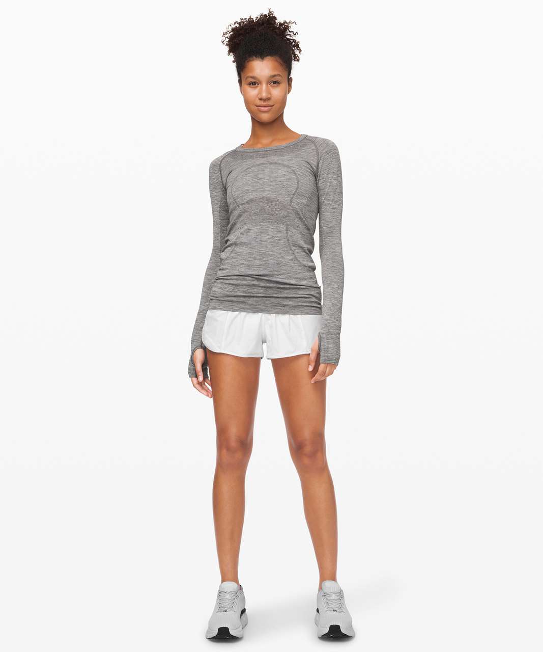 Lululemon Hotty Hot Short (Reflective) *2.5" - White