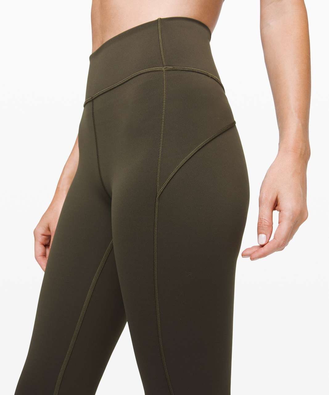 Lululemon In Movement Tight 28" *Everlux - Dark Olive