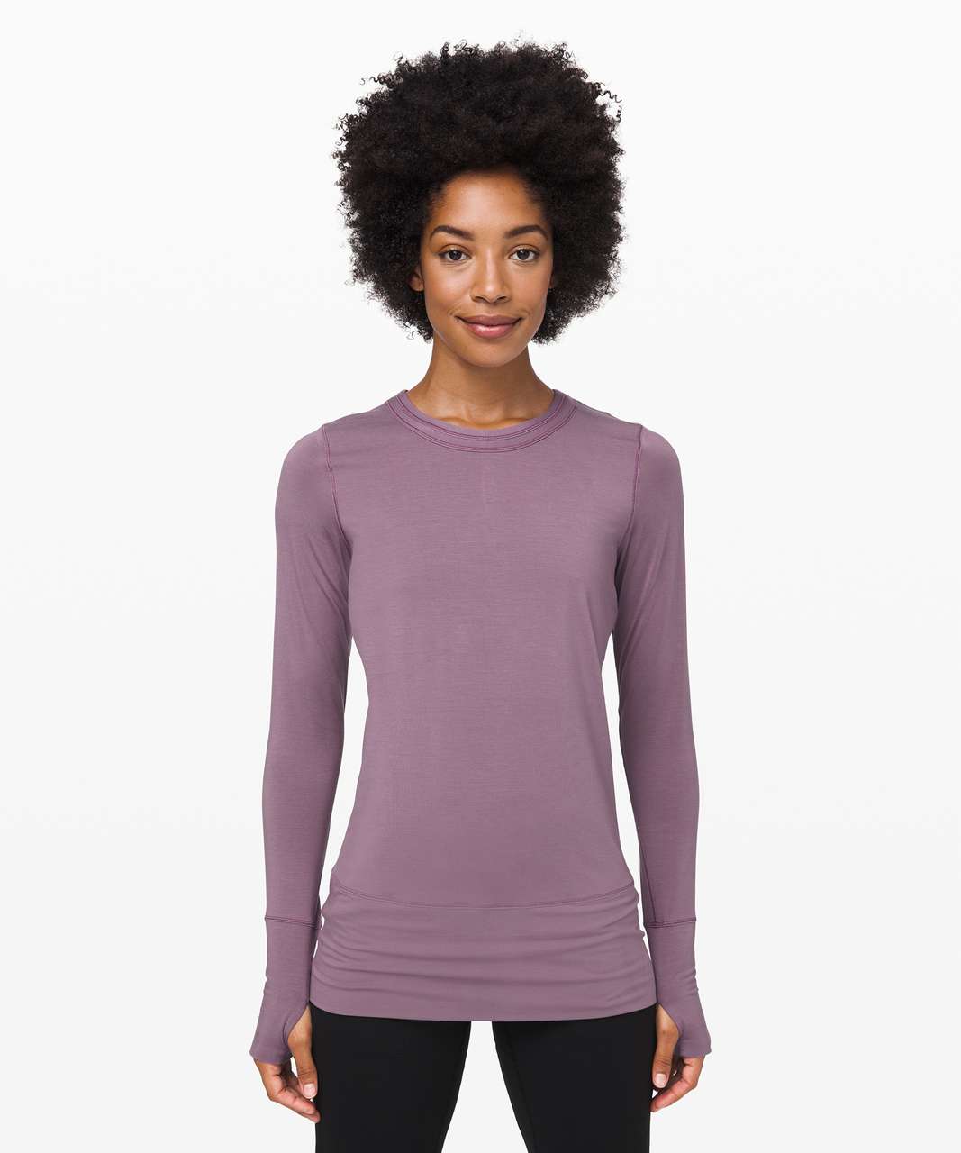 Lululemon Rule the Day Long Sleeve - Frosted Mulberry - lulu fanatics