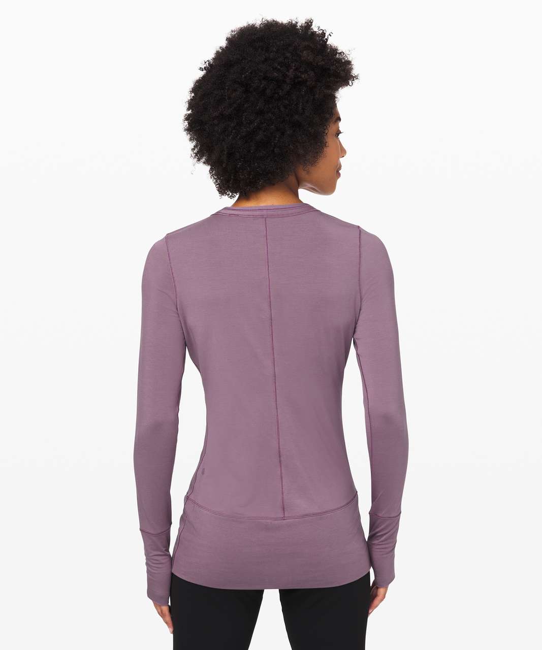 Lululemon Rule the Day Long Sleeve - Frosted Mulberry