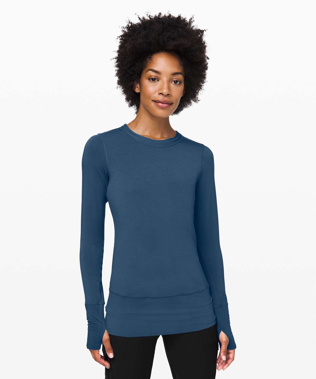 Lululemon Rule the Day Long Sleeve - Code Blue