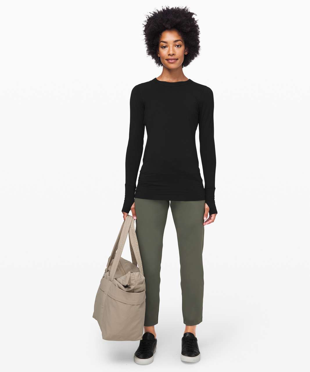 Lululemon Rule the Day Long Sleeve - Black