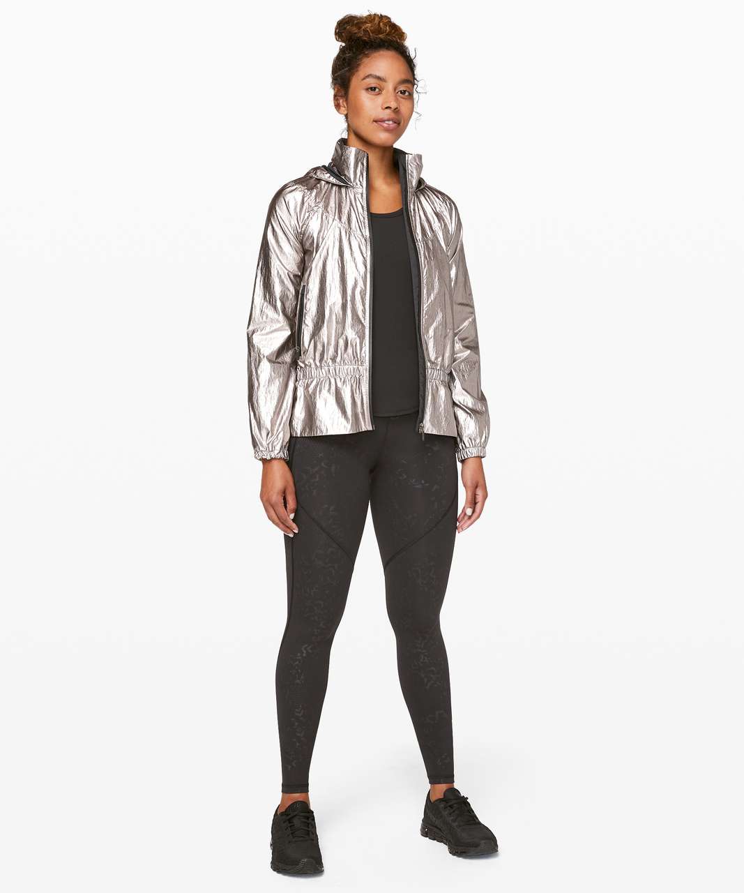 Lululemon Stronger as One Jacket *lululemon X Barrys - Titanium Foil