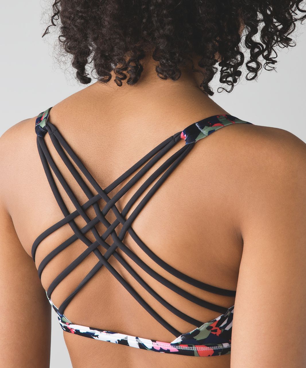 Lululemon Free To Be Bra (Wild) - Mini Pop Cut Boom Juice Multi / Black