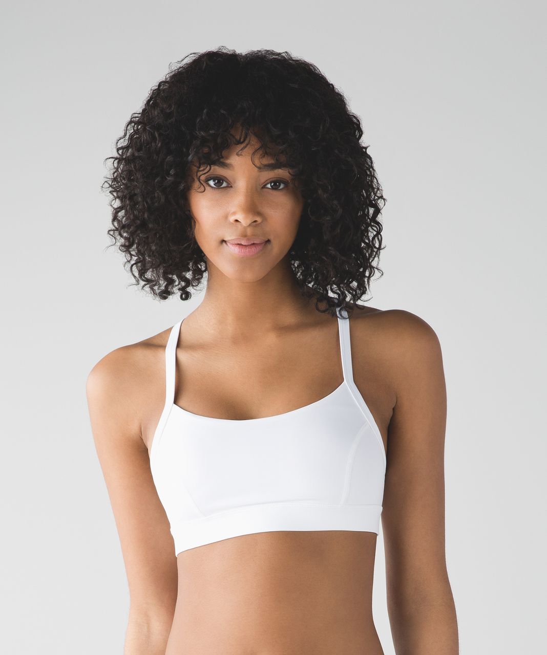 Lululemon Rise and Run Bra - White