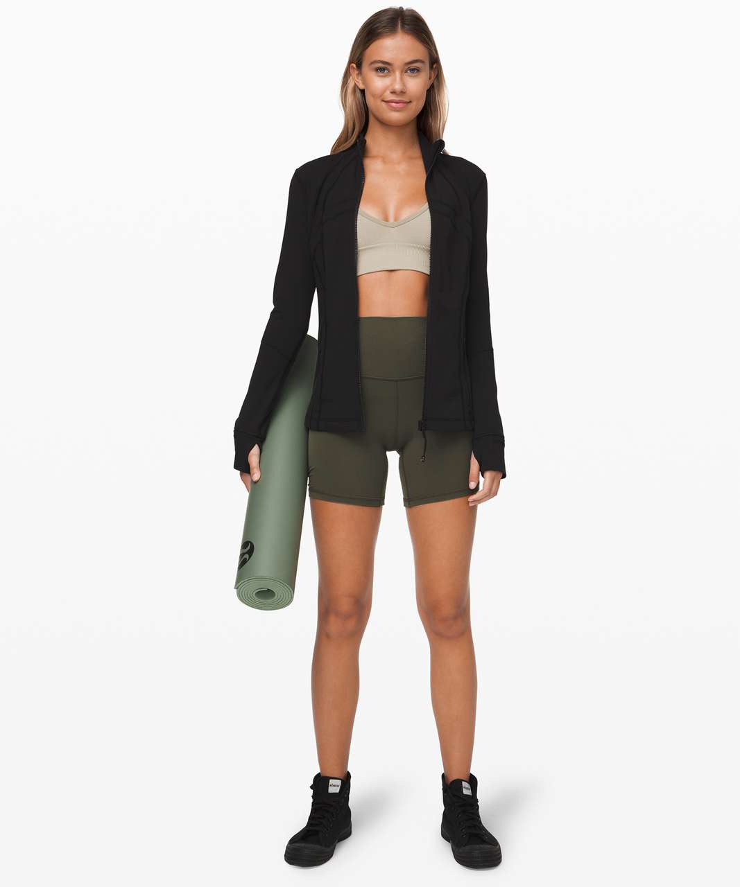 Lululemon Align Short *6 - Dark Olive - lulu fanatics