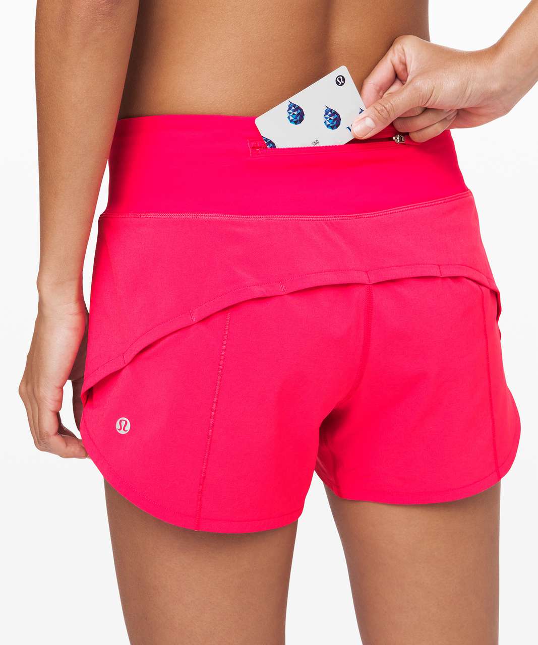 Lululemon Speed Up Short Long *4" Updated Fit - Heartthrob