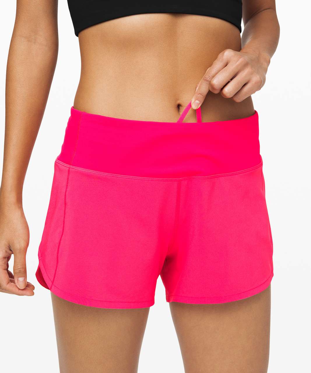 NEW LULULEMON Speed Up 2.5 Short 10 Heartthrob Run Gym