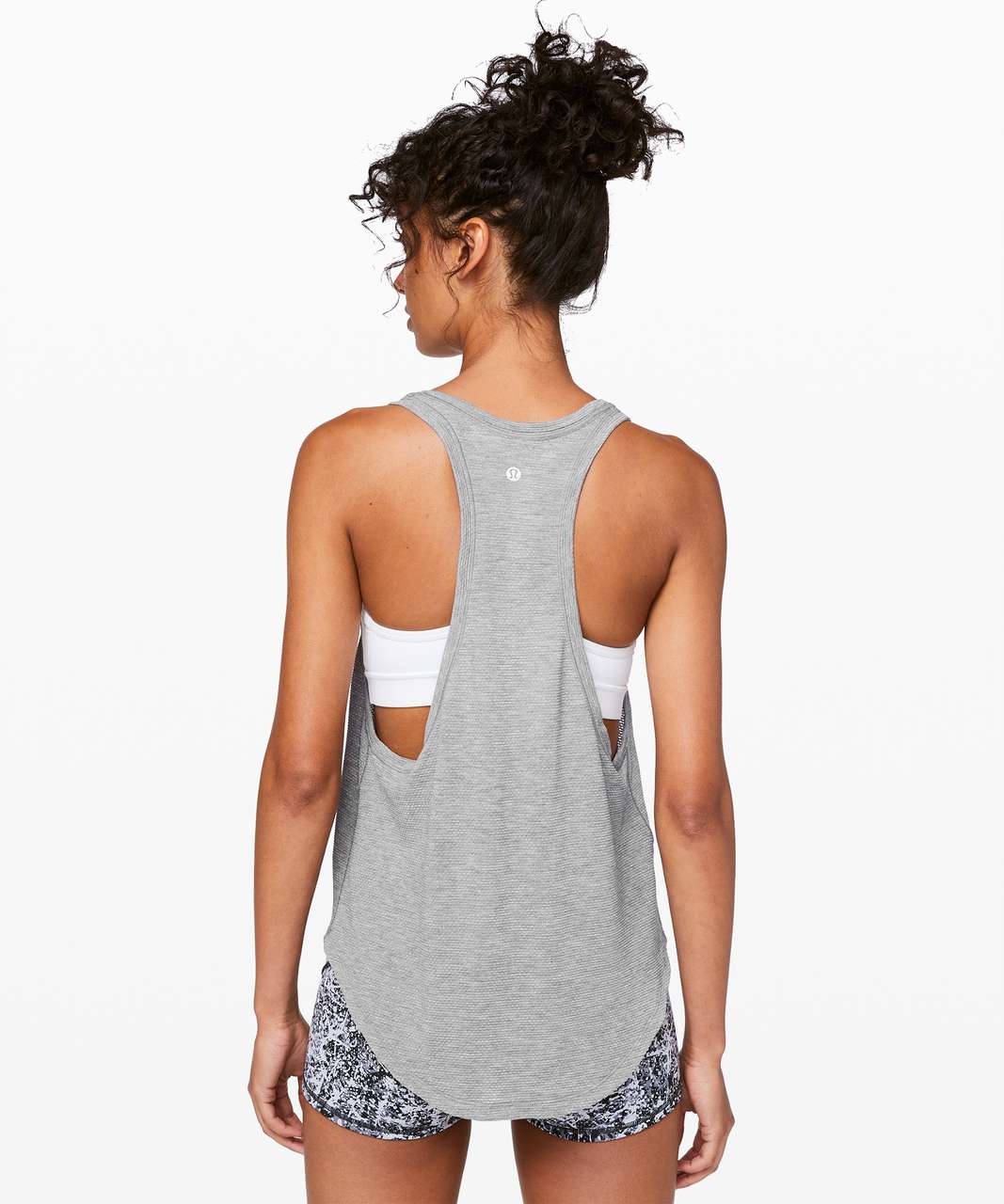 Lululemon Plank To Pike Tank - Heathered Black