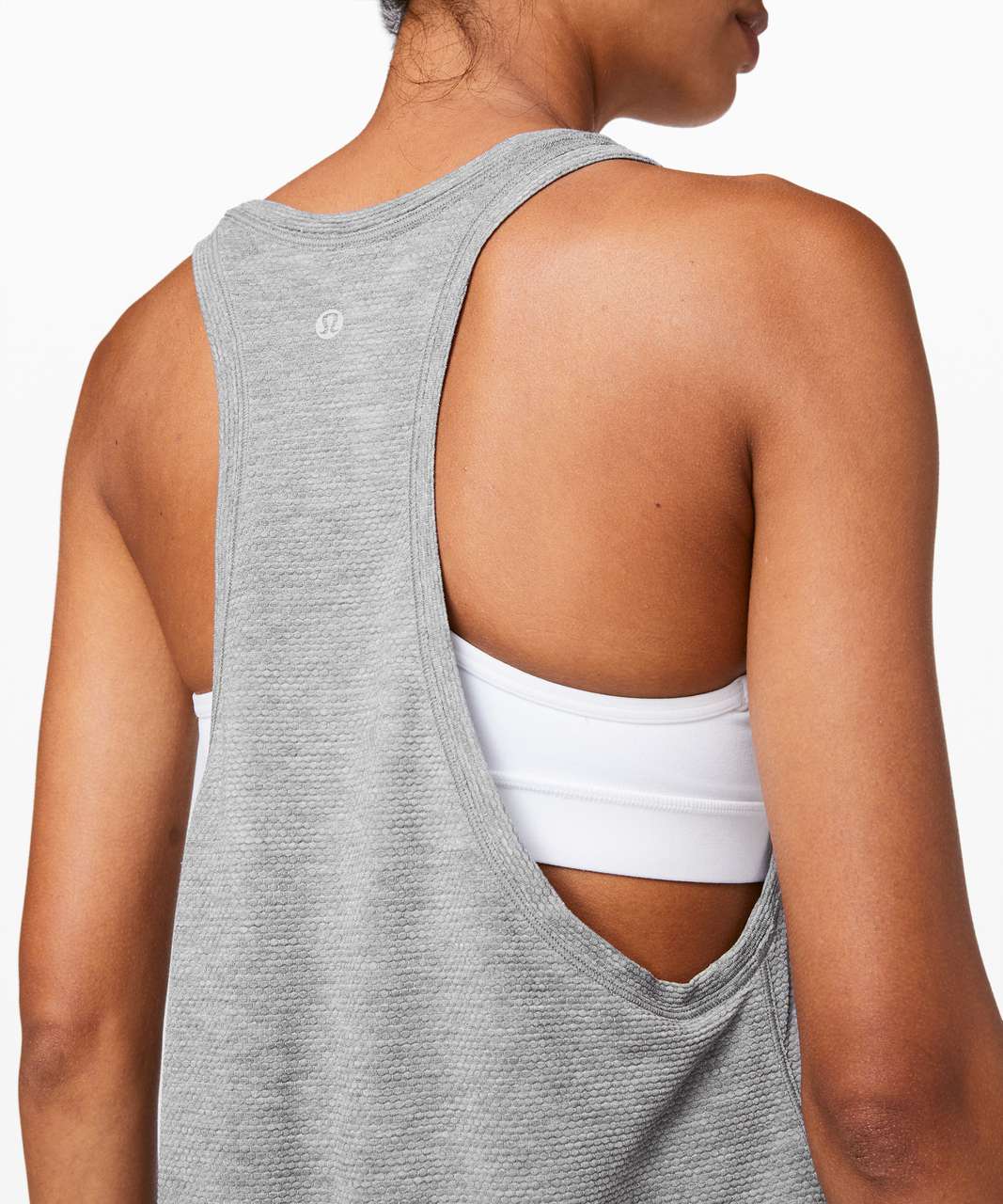 Lululemon Plank To Pike Tank - Heathered Black