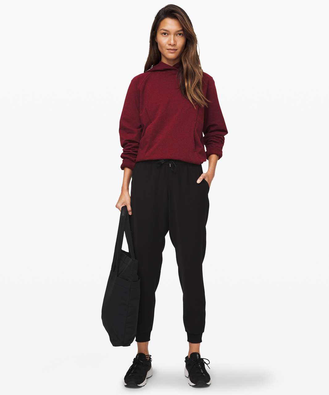 Lululemon Scuba Pullover - Heathered Deep Rouge