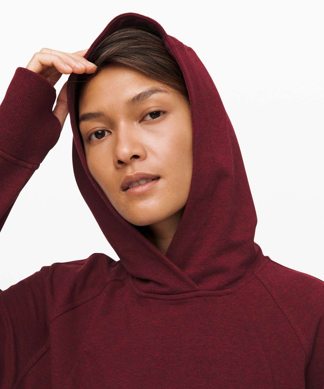 Lululemon Scuba Pullover - Heathered Deep Rouge