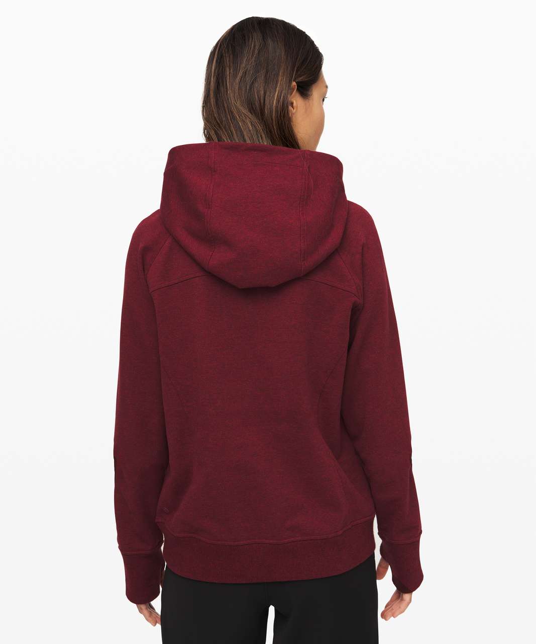 Lululemon Scuba Pullover - Heathered Deep Rouge