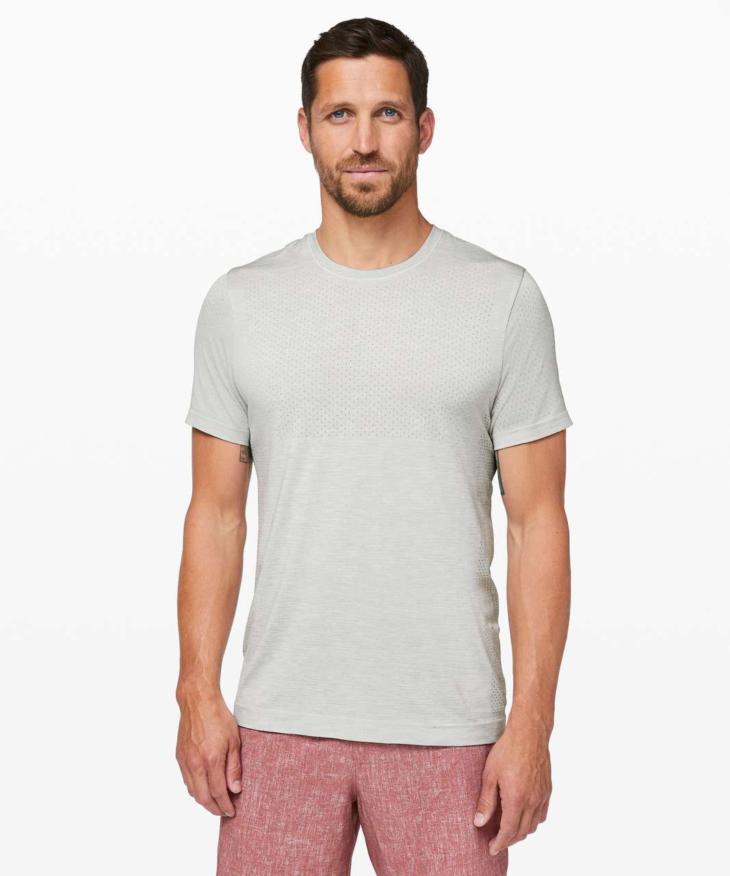 Lululemon Metal Vent Breathe Short Sleeve - Ceramic / White (First Release)